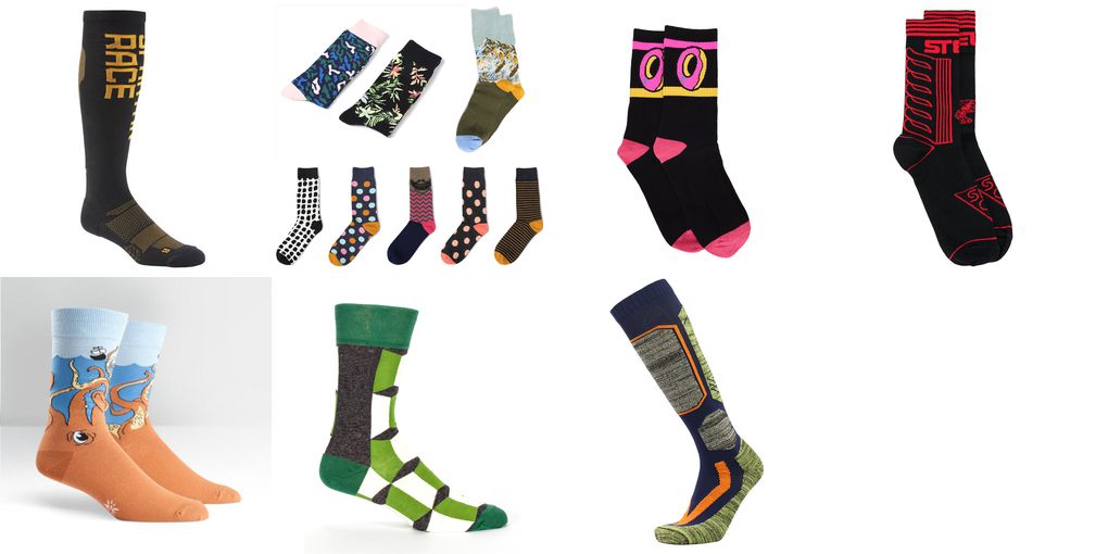 cheap graphic socks